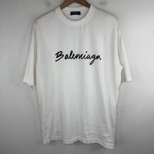 Balenciaga Cursive Logo T-Shirt
