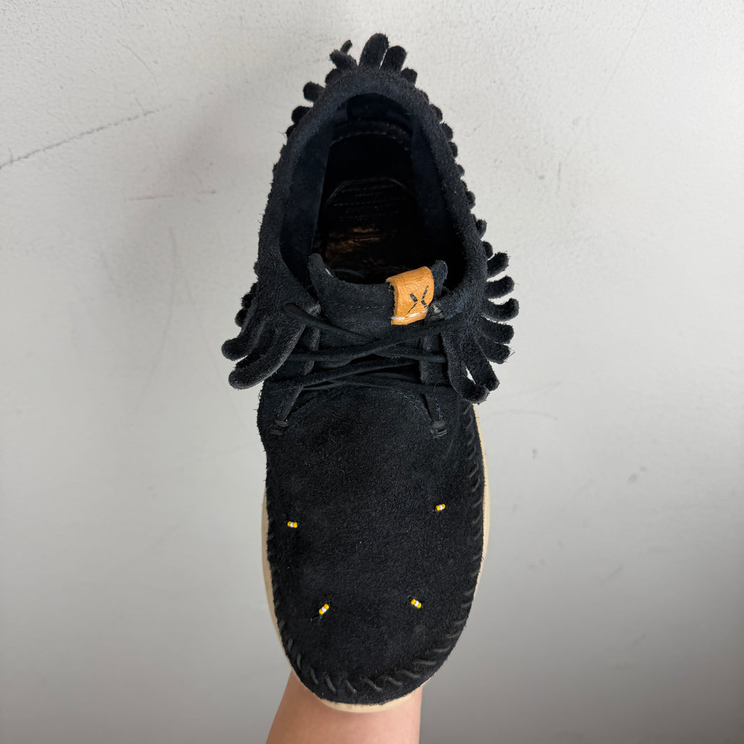 Visvim Navy Suede Maliseet Sneakers