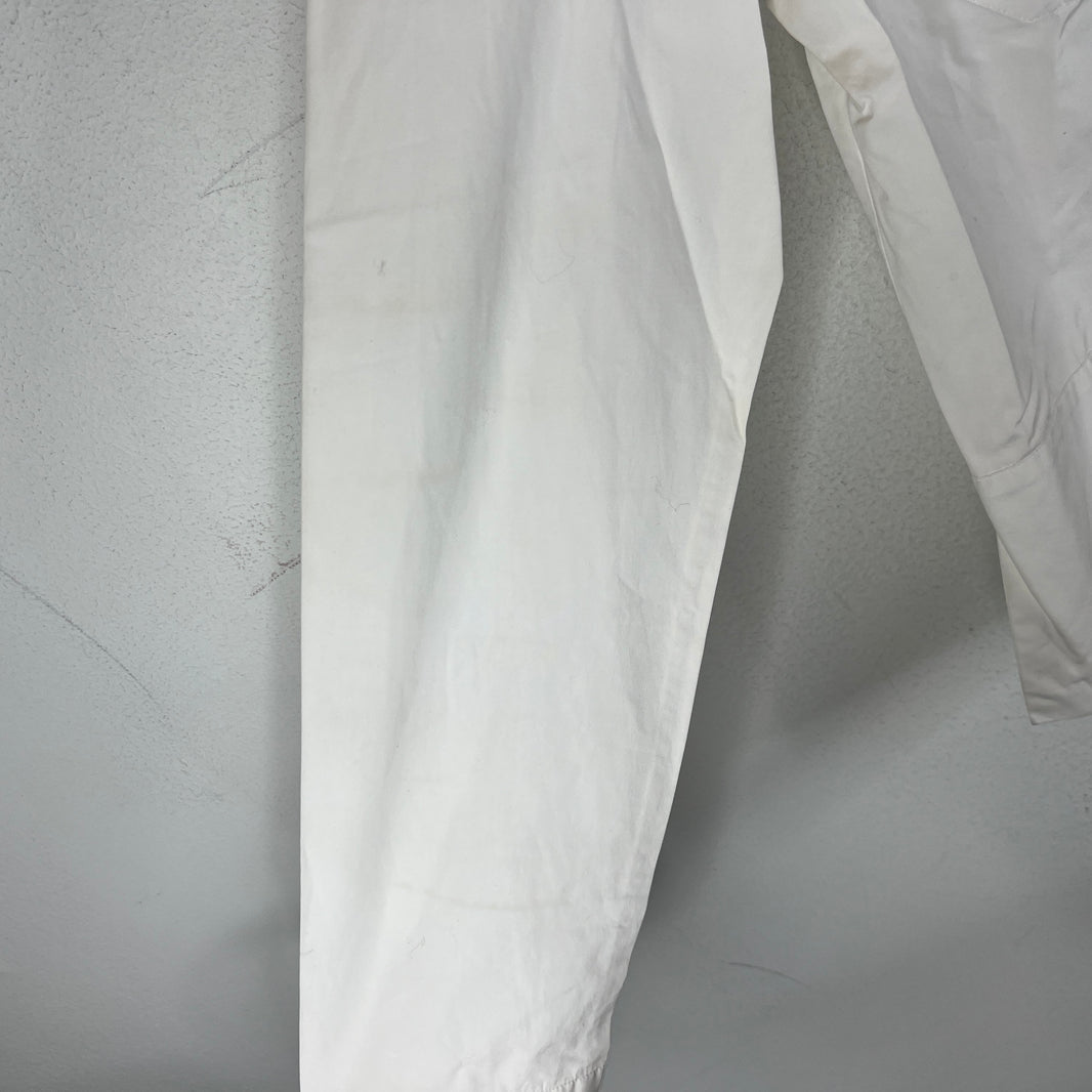 Chanel White Zip Up Thin Jacket