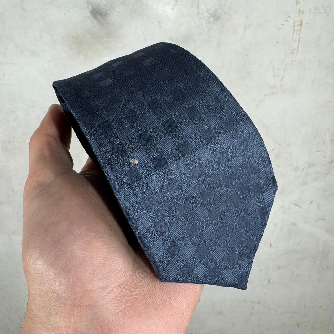 Louis Vuitton Uniform Gingham Pattern Tie