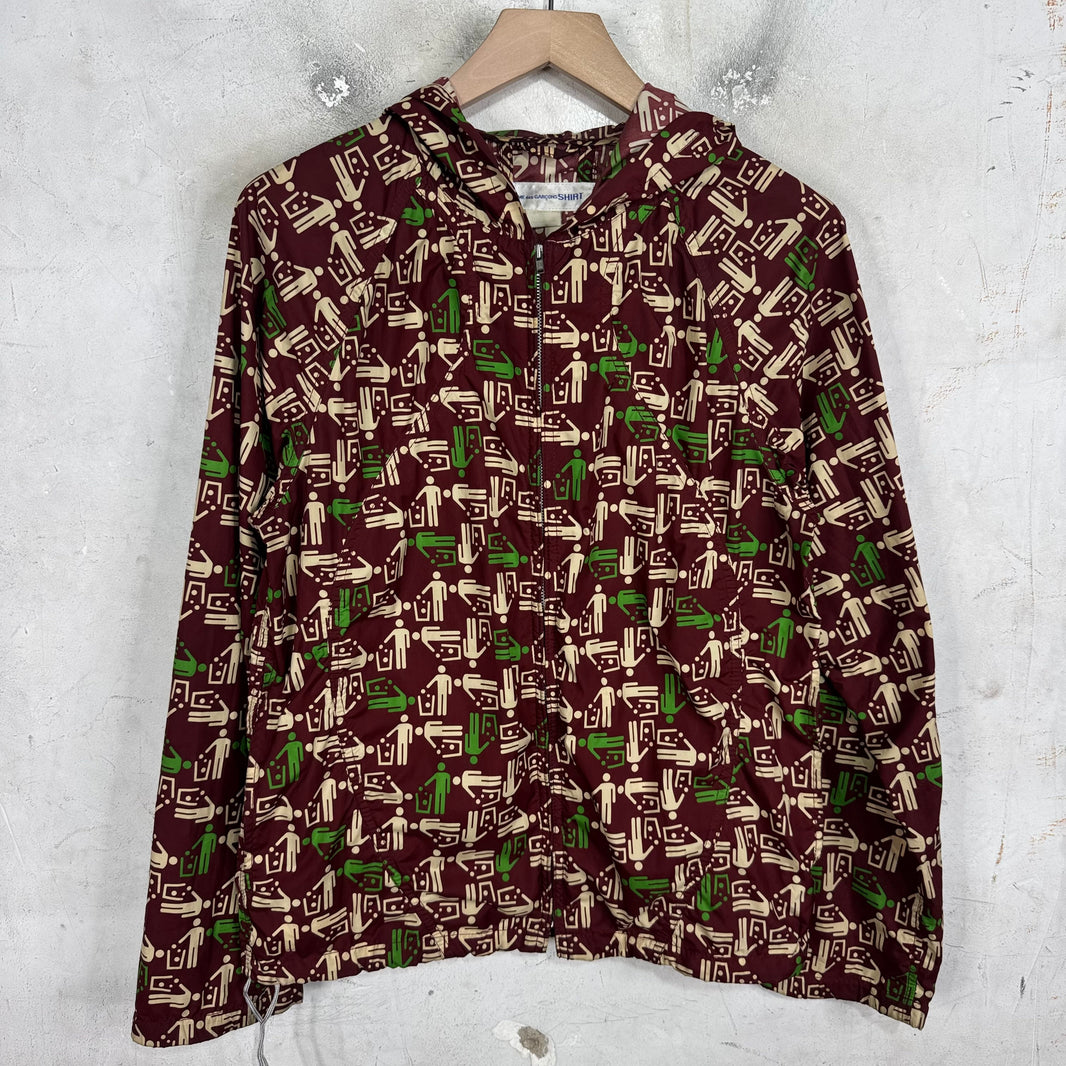CDG Shirt Trash Icon Windbreaker Jacket