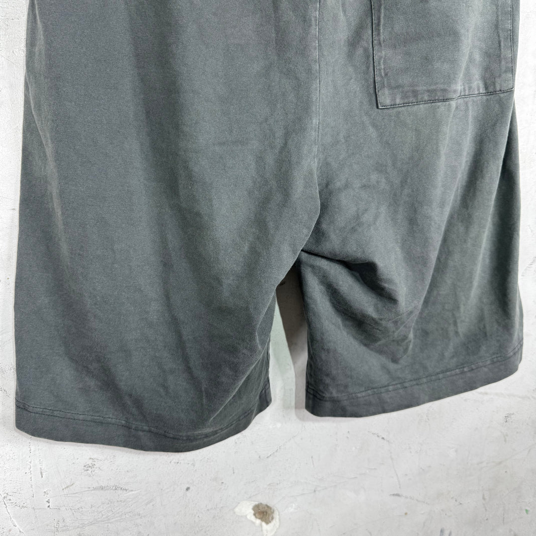 Acne Studios Grey Faded Logo Sweatshorts
