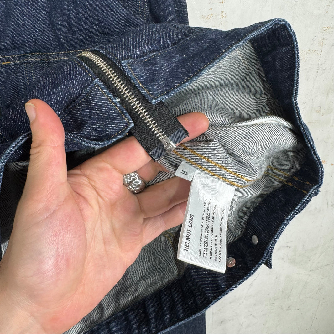 Helmut Lang Turn Up Sleeve Denim Jacket