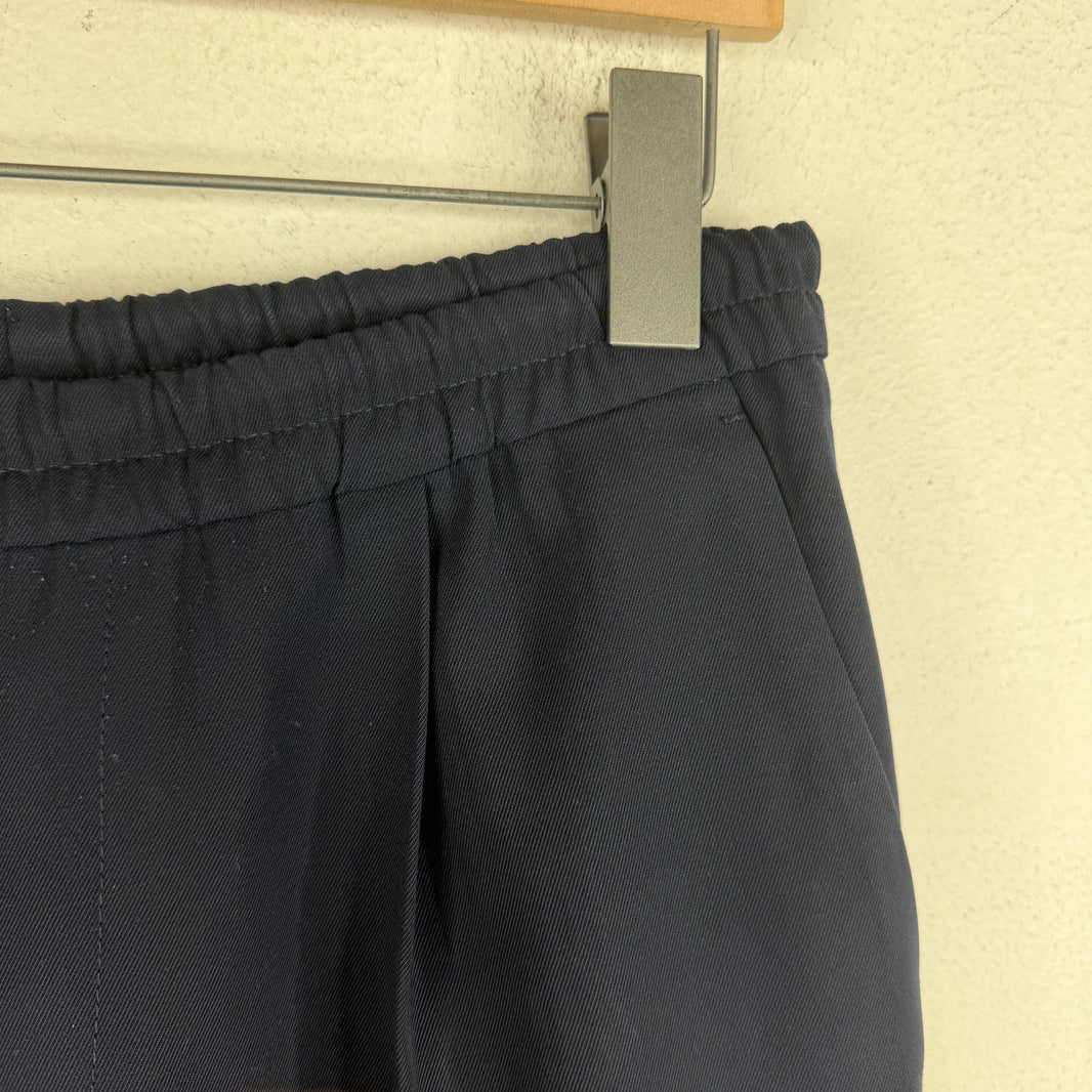 Dries Van Noten Navy Poly Jogger Pants