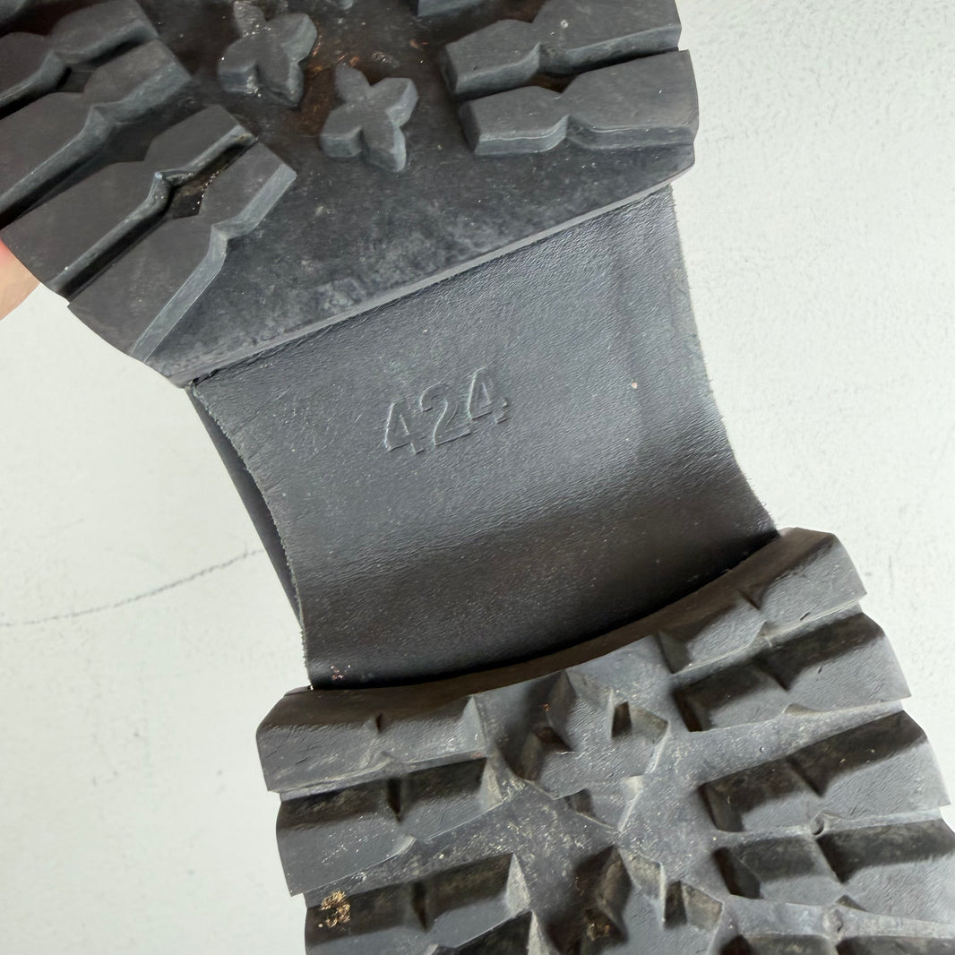 424 Black Marathon Boots
