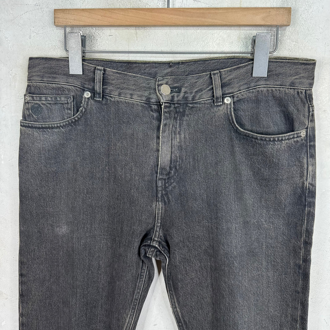 Louis Vuitton Grey Monogram Badge Denim