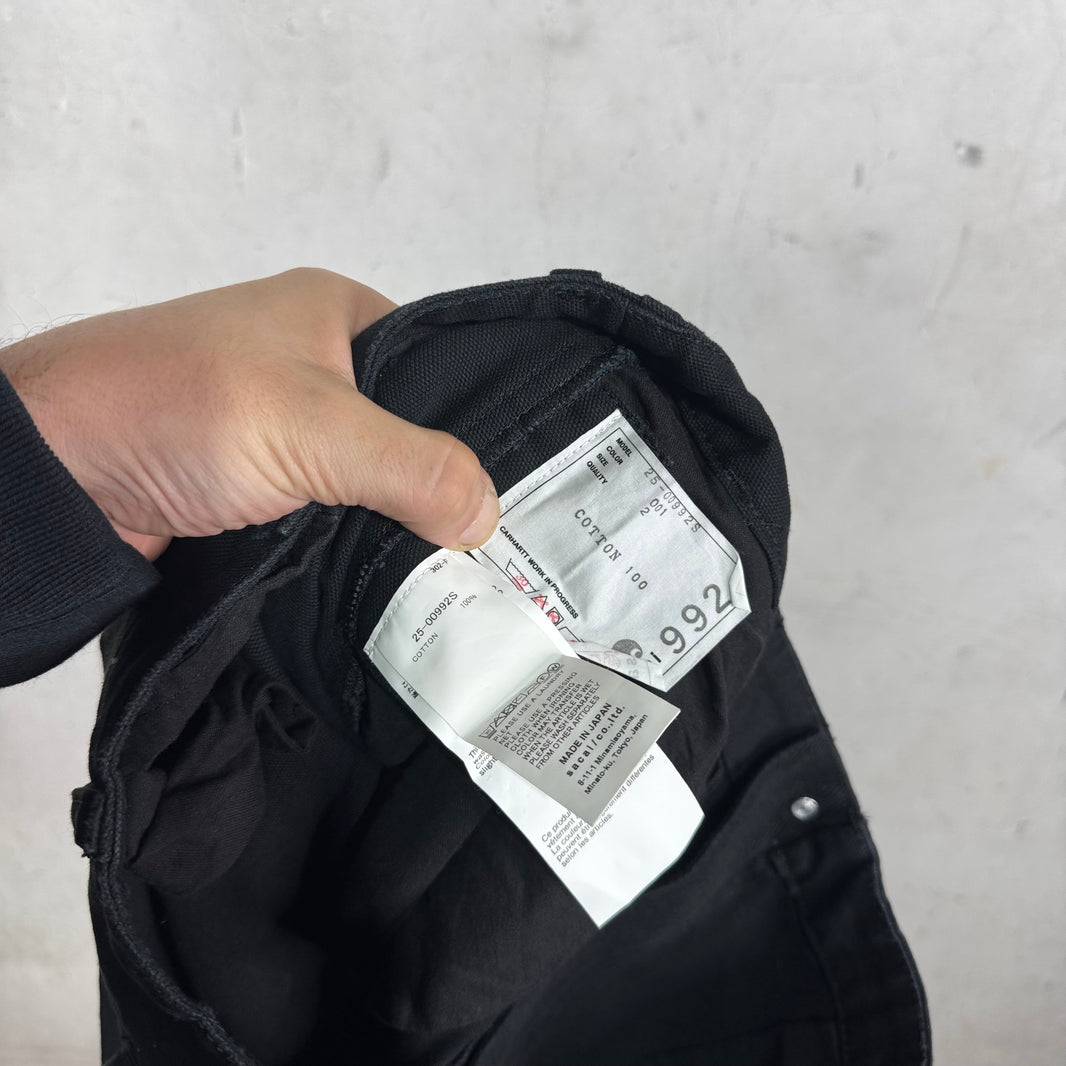 Sacai x Carhartt Black Canvas Cargos