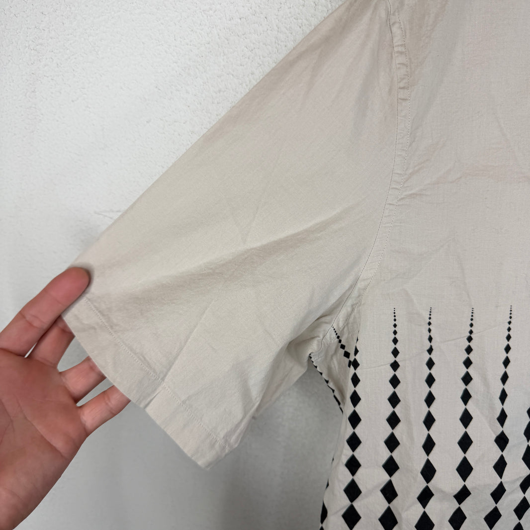 Bottega Veneta Diamond Button Up Shirt