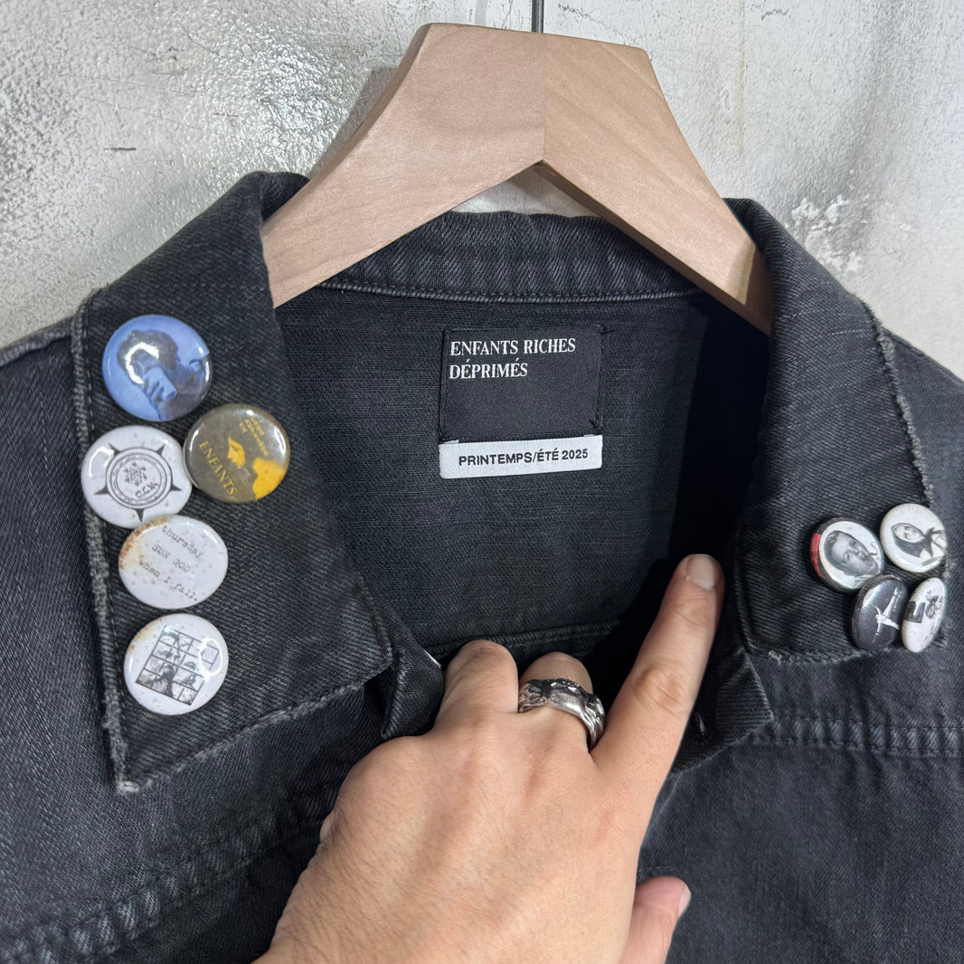 ERD Pinned Denim Trucker Jacket