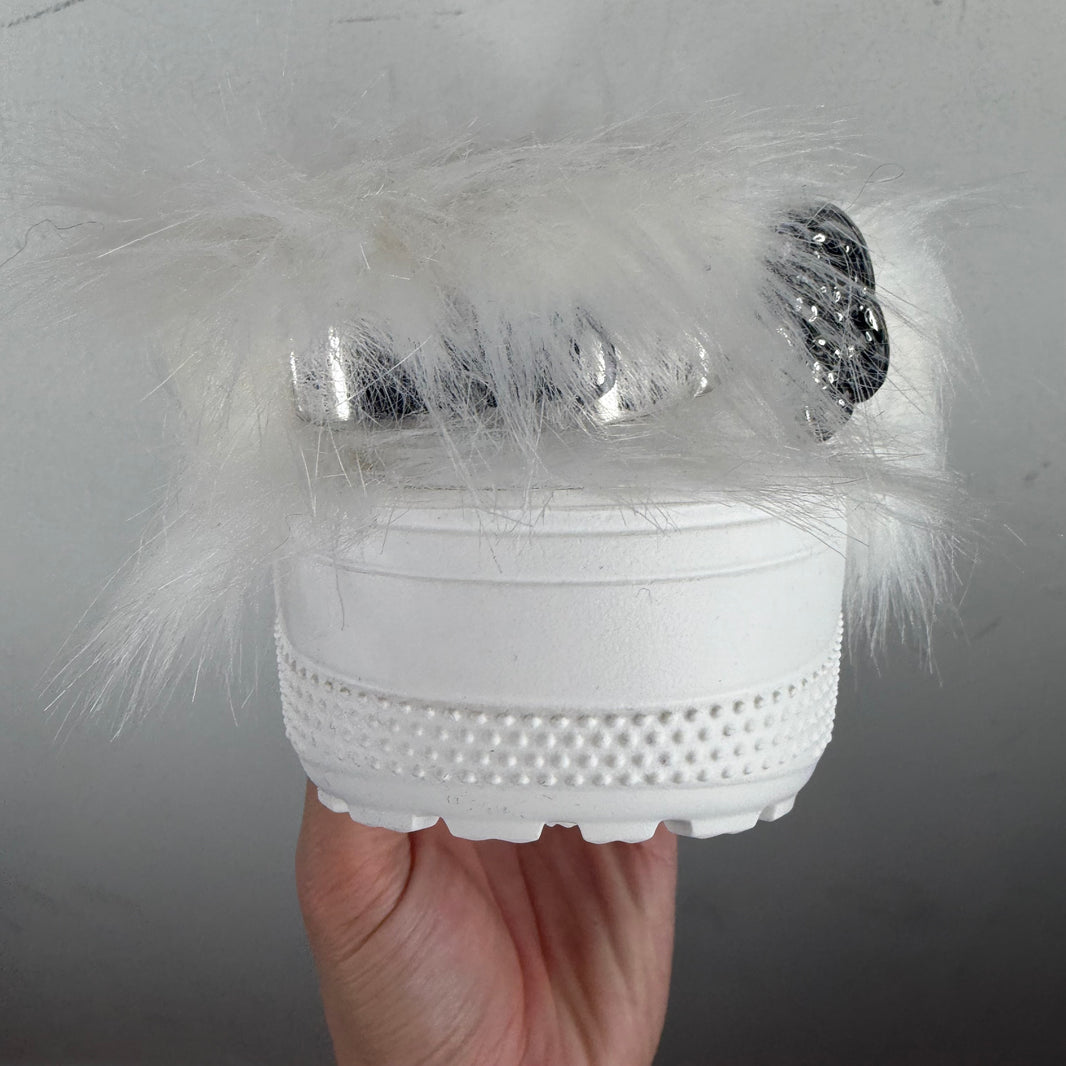Chito Croc Furry Sandals