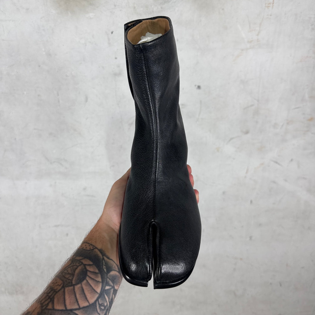 Margiela Leather Tabi Heeled Boots
