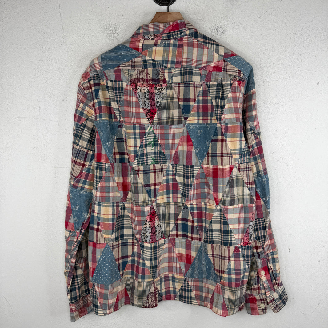Polo Ralph Lauren Patchwork Button Up LS Shirt