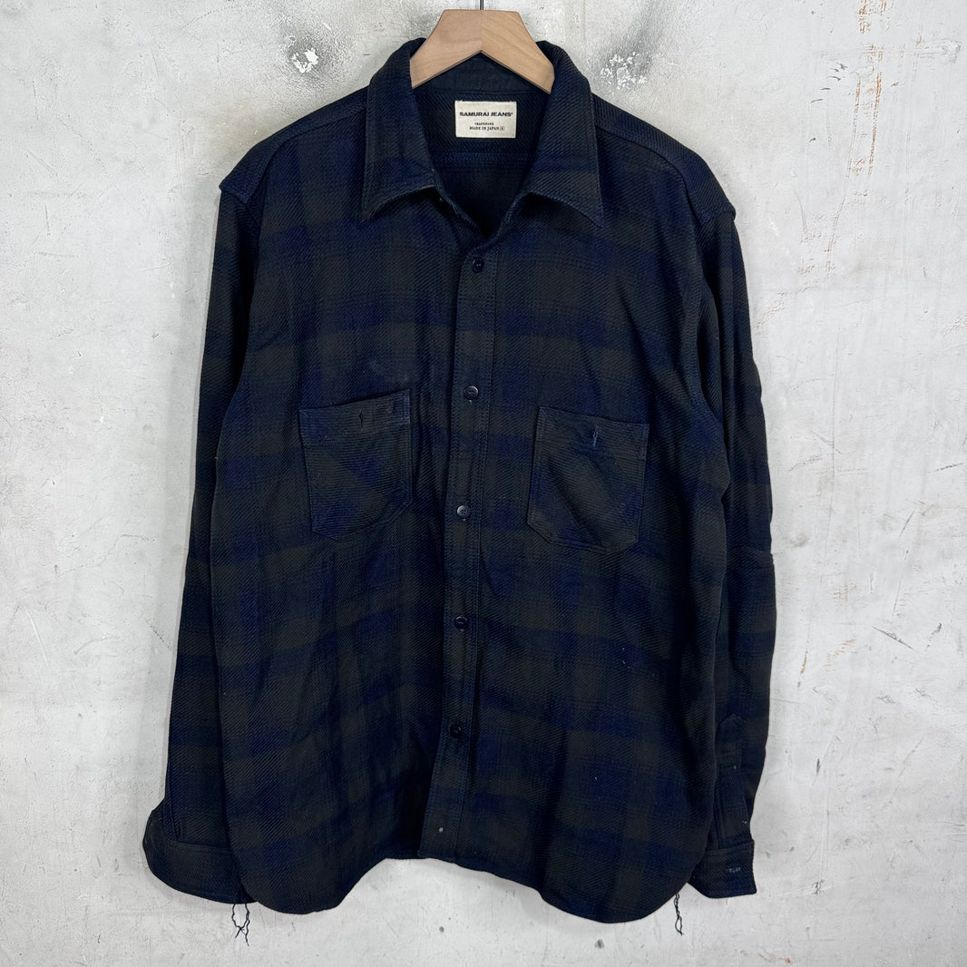 Samurai Heavy Blue Flannel
