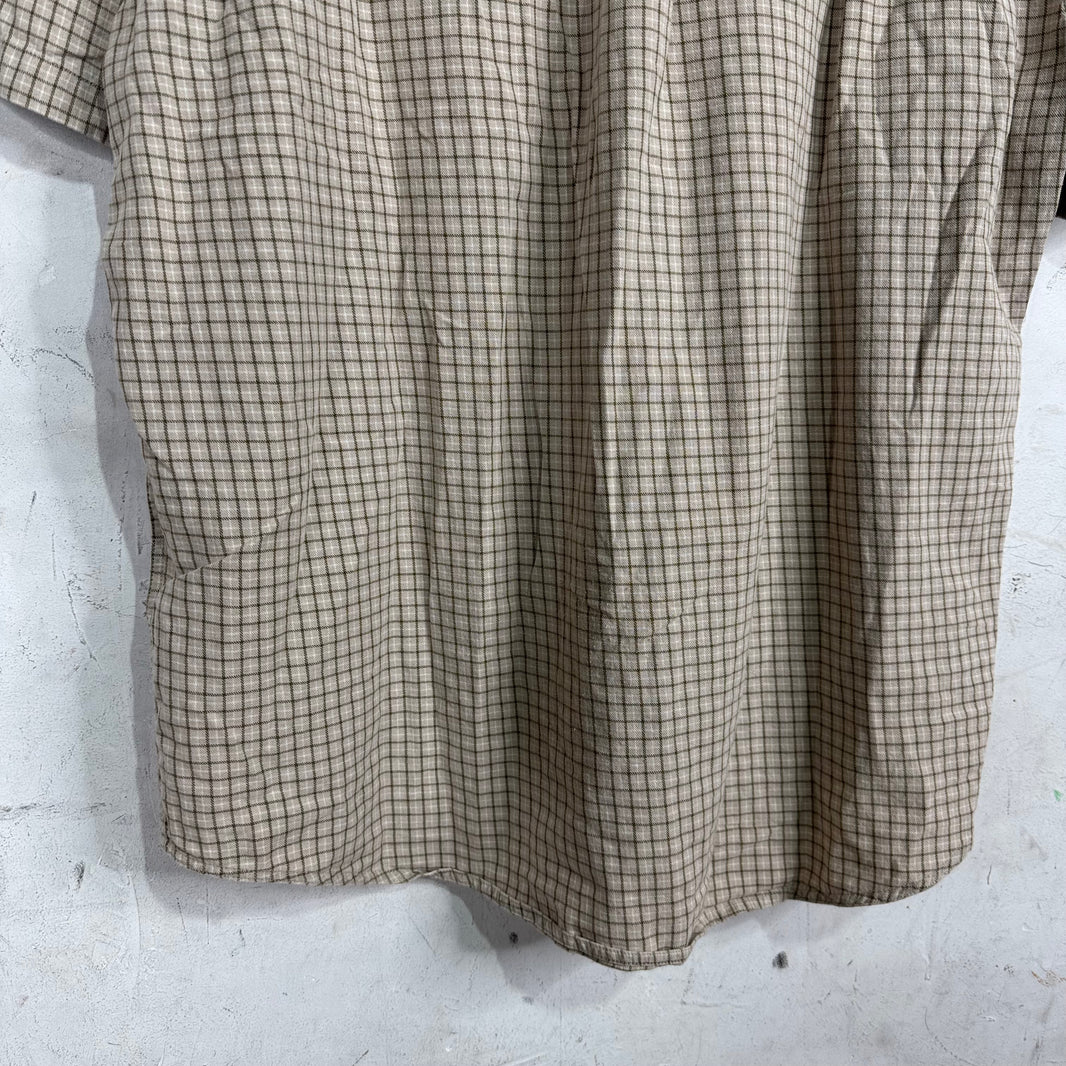 ERL Plaid Logo S/S Buttoned Shirt