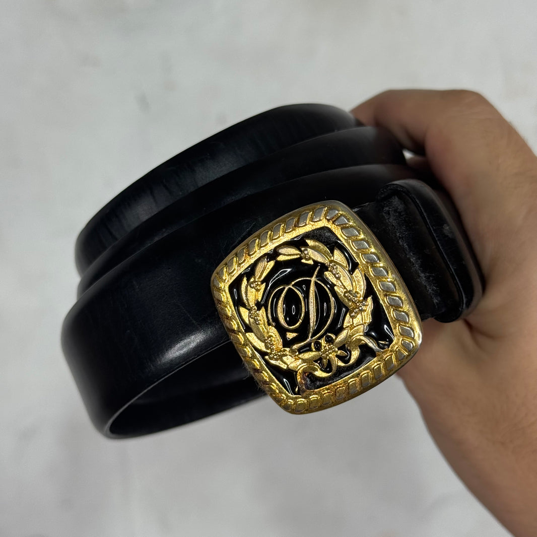 Dsquared Crest Buckle Belt