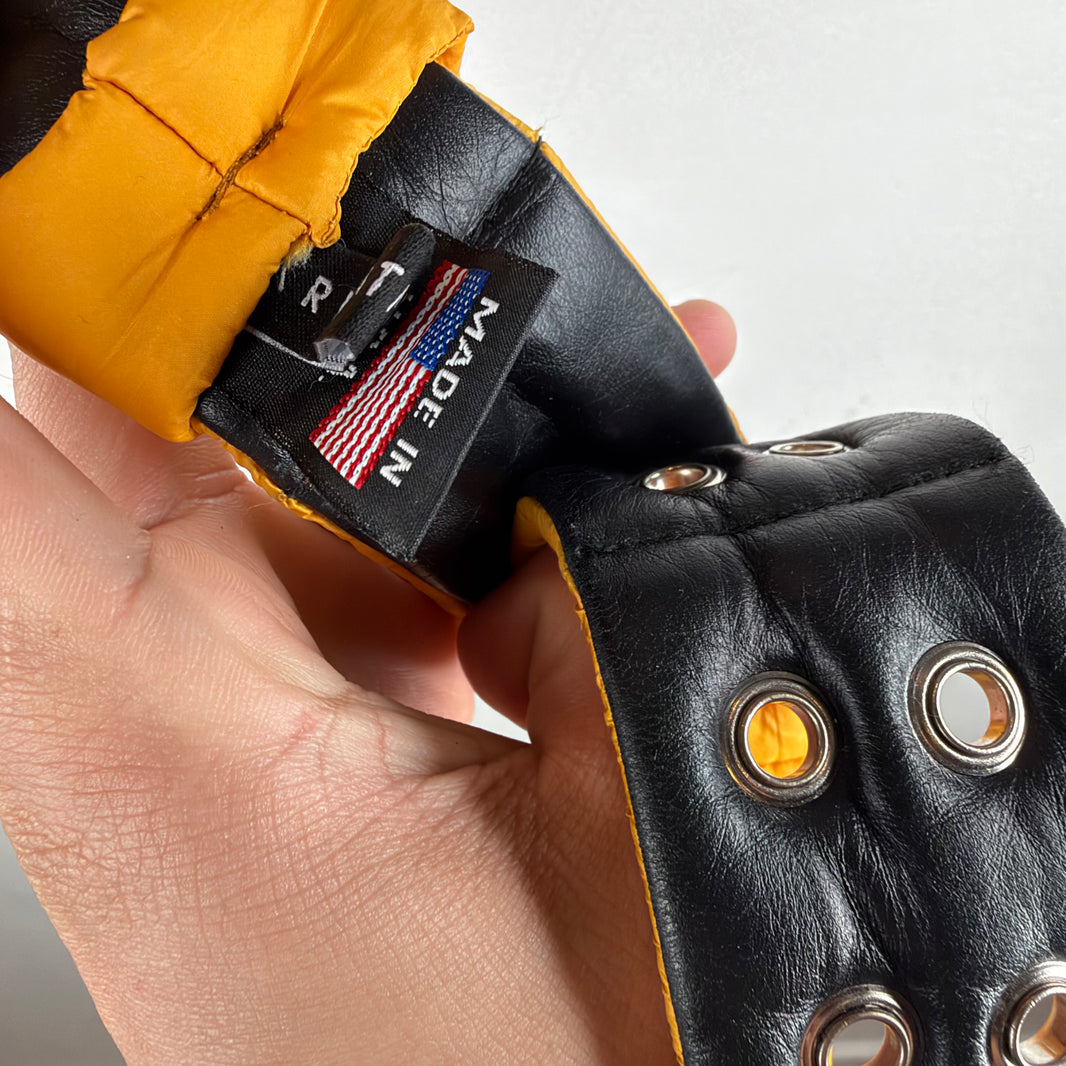 Aris Tatalovich Yellow Puffer Belt