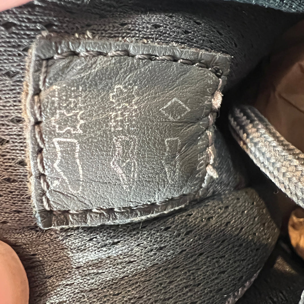 Prada Grey Patent Leather America's Cups