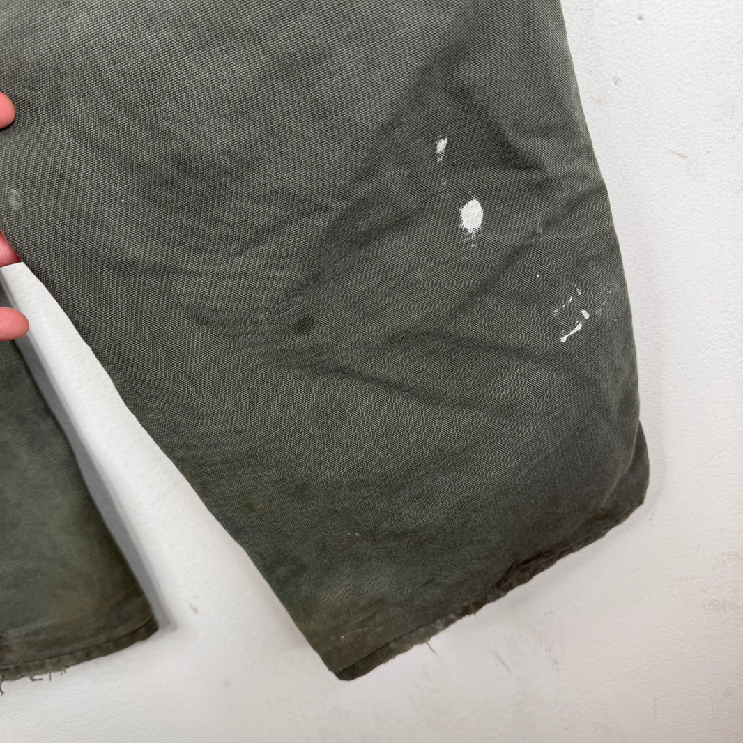 Vintage Smoked Carhartt Green Double Knee Jeans