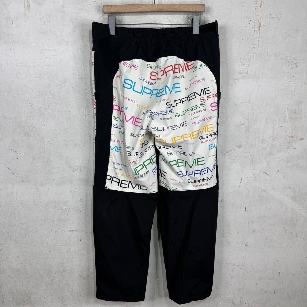 Supreme x TNF Multicolor Script Shell Pants