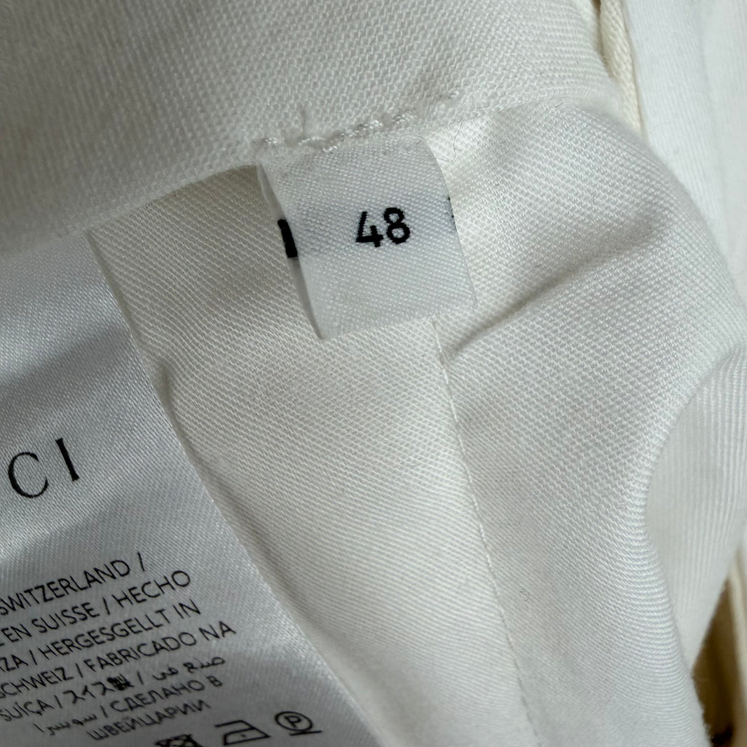 Gucci Tonal GG Monogram White Suit Set