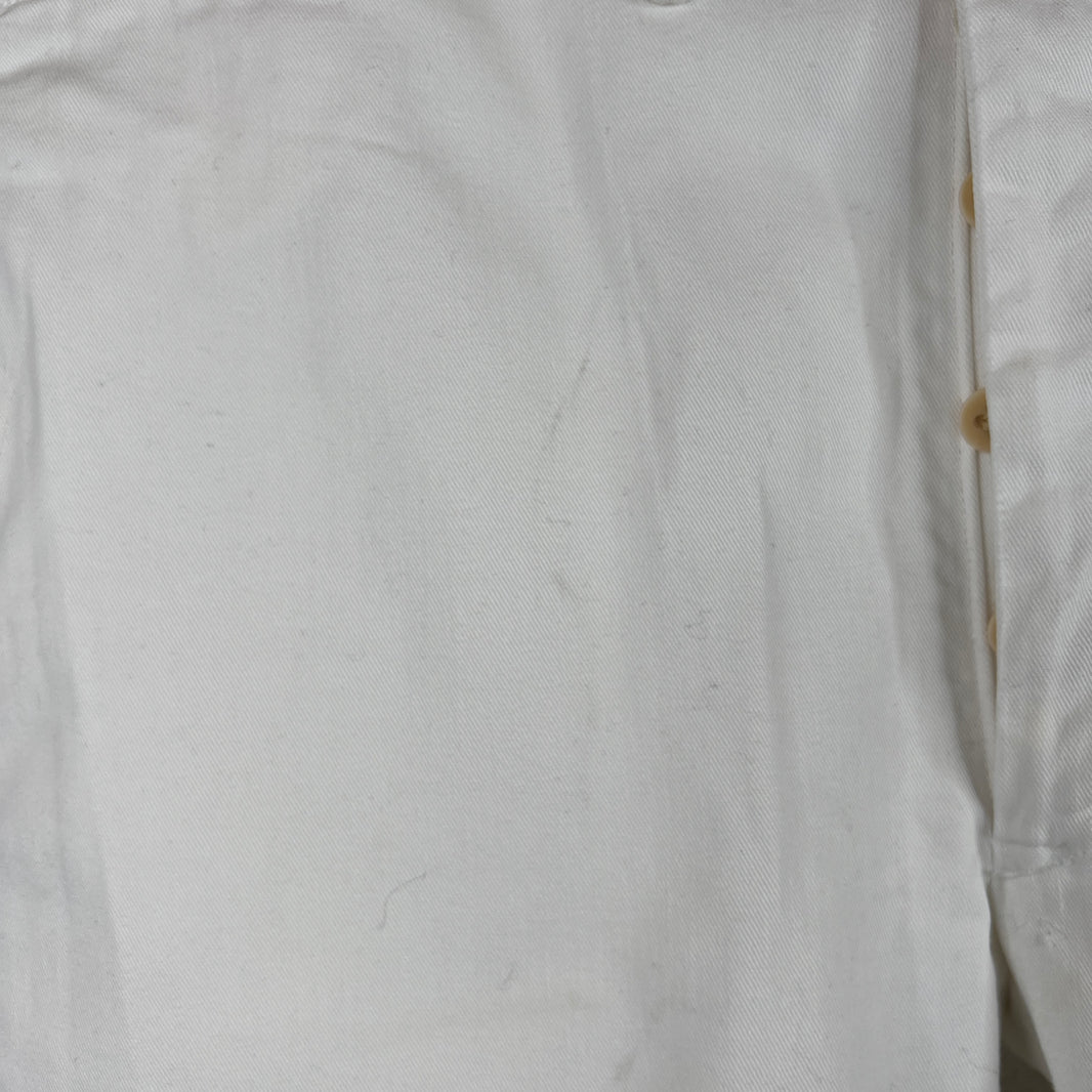 RRL White Cropped Shorts