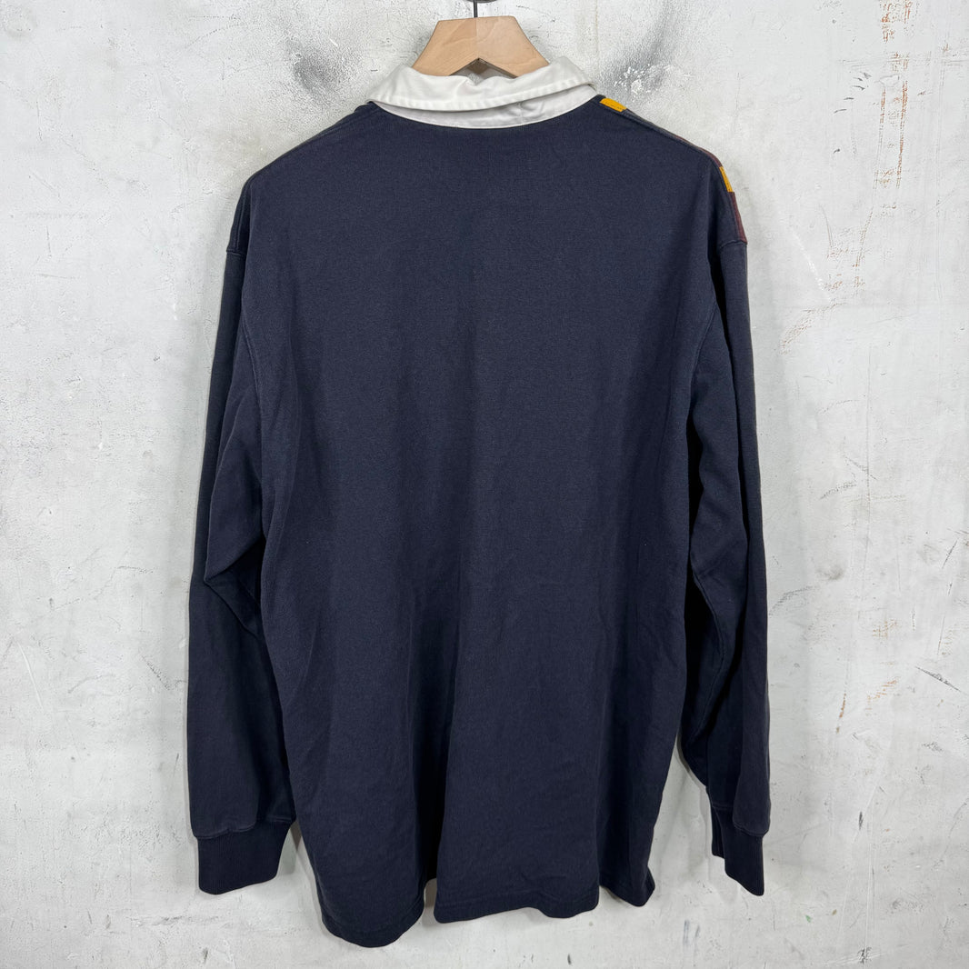 Ralph Lauren Striped Fleur Crest Rugby
