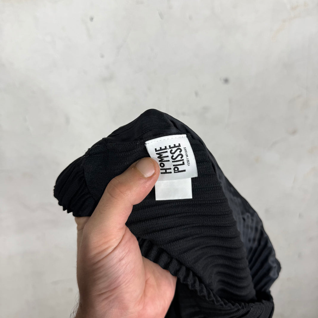 Issey Miyake Black Homme Plisse Trousers