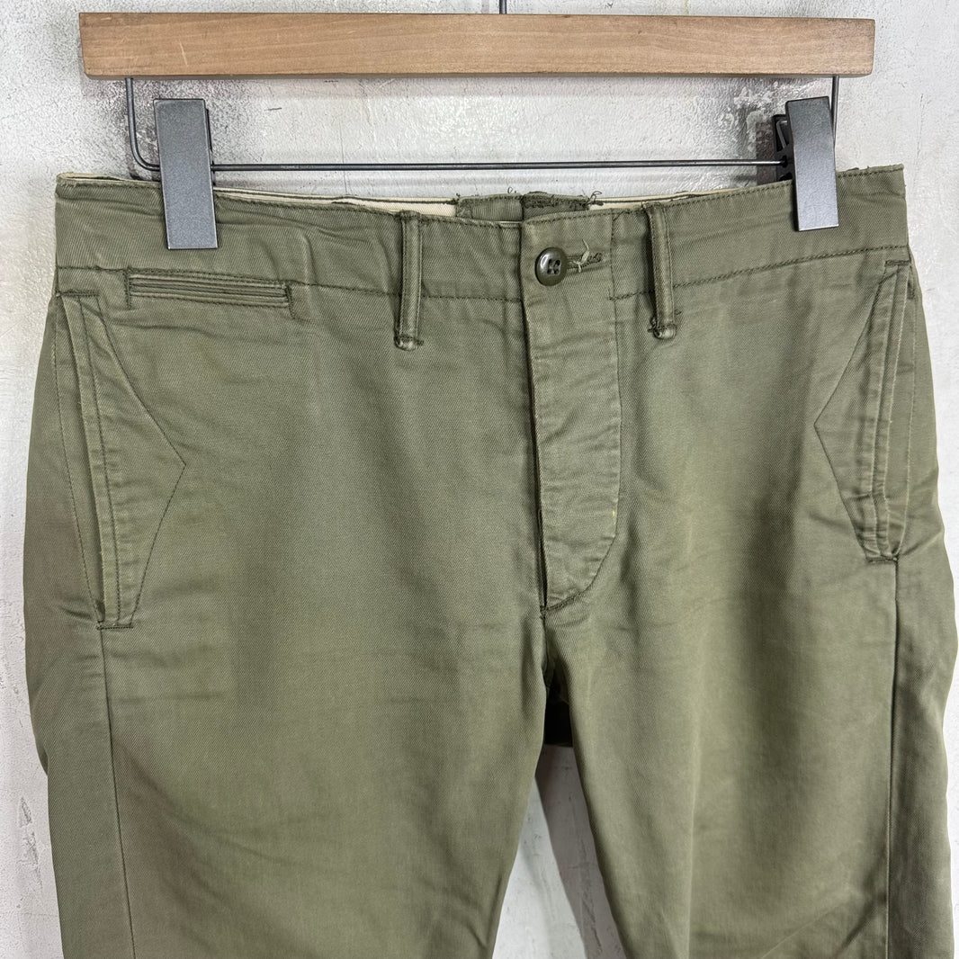 RRL Olive Fatigue Chinos