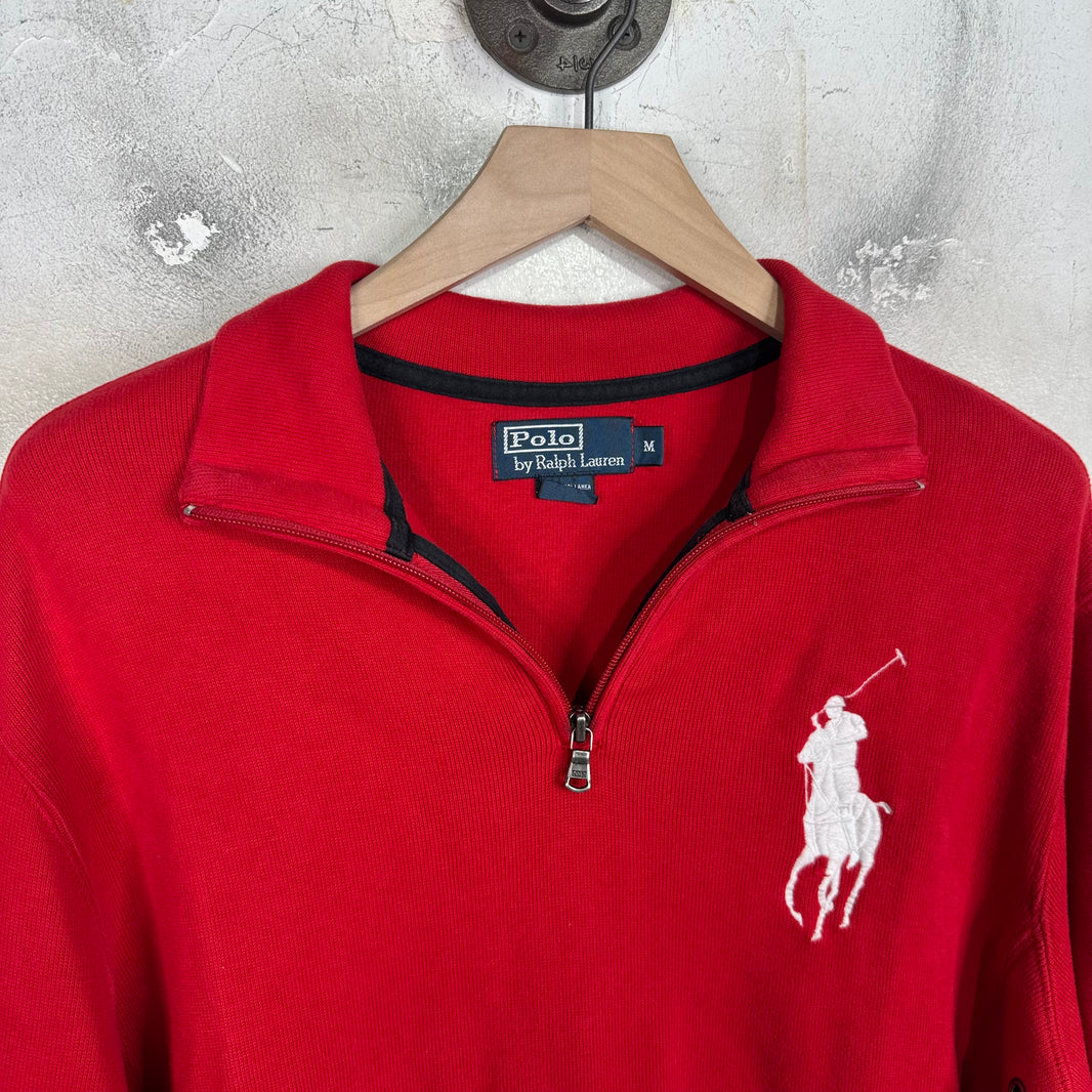 Ralph Lauren Big Pony Ski Patch 1/4 Zip Sweatshirt