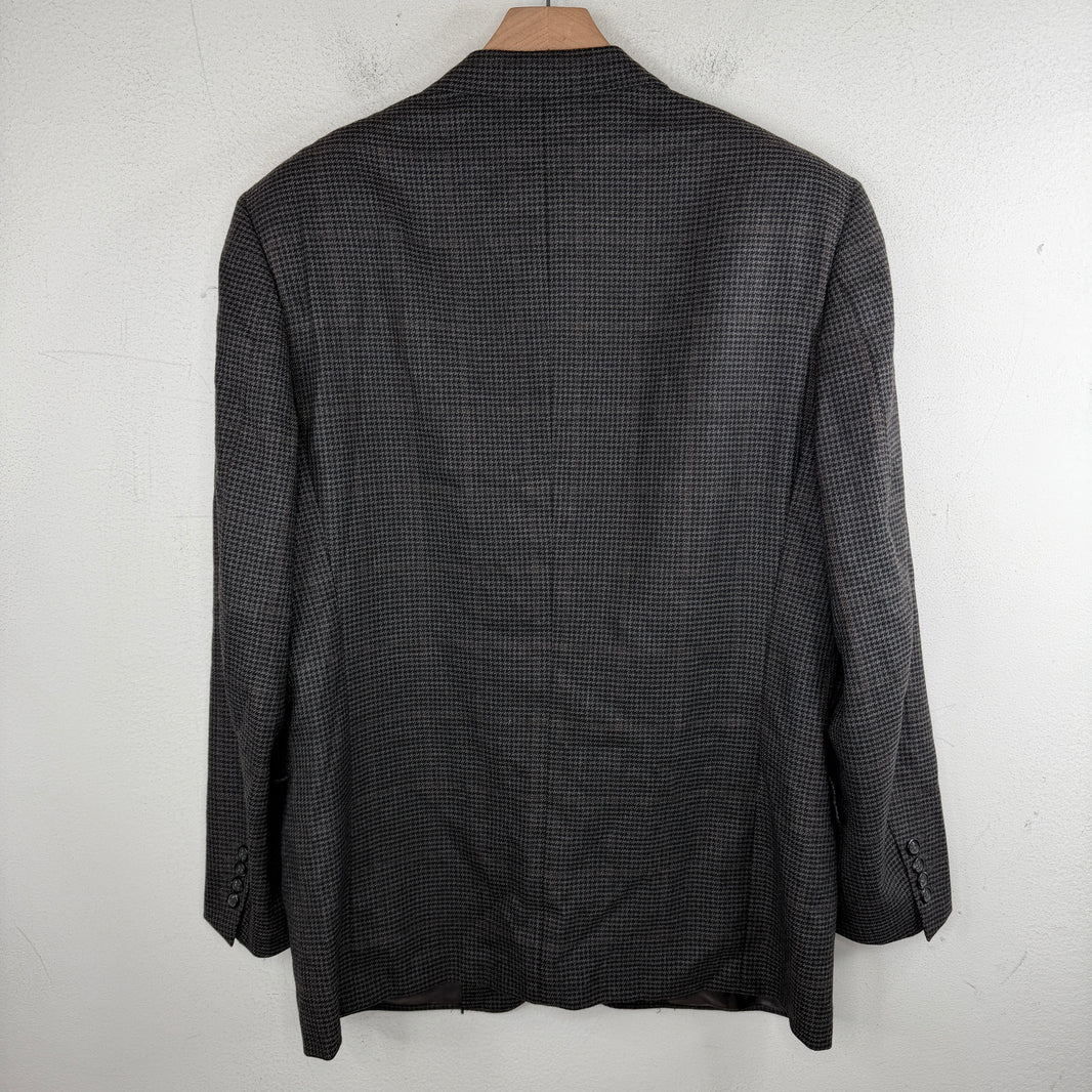 Loro Piana Houndstooth Cashmere Blazer Jacket