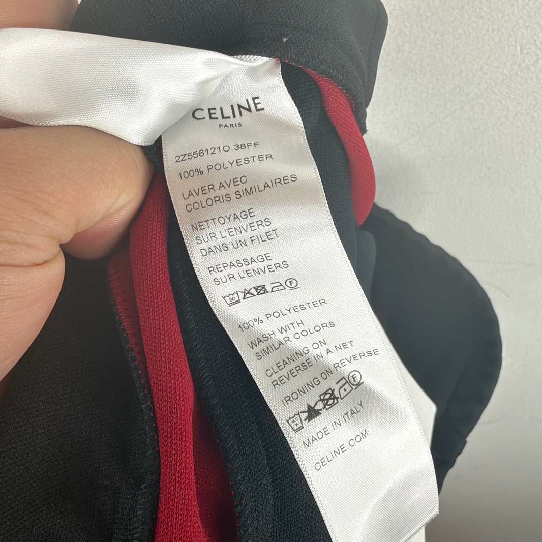 Celine Red Striped Track Pants