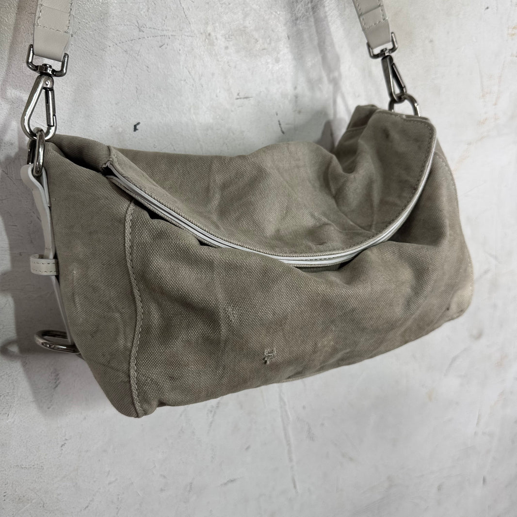 ERD Small Brass Handle Mail Canvas Bag