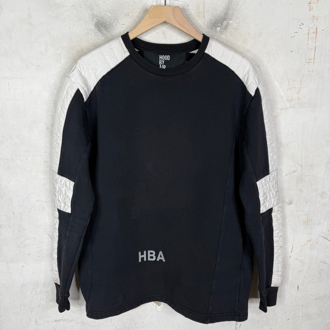HBA Padded Stripe Crewneck
