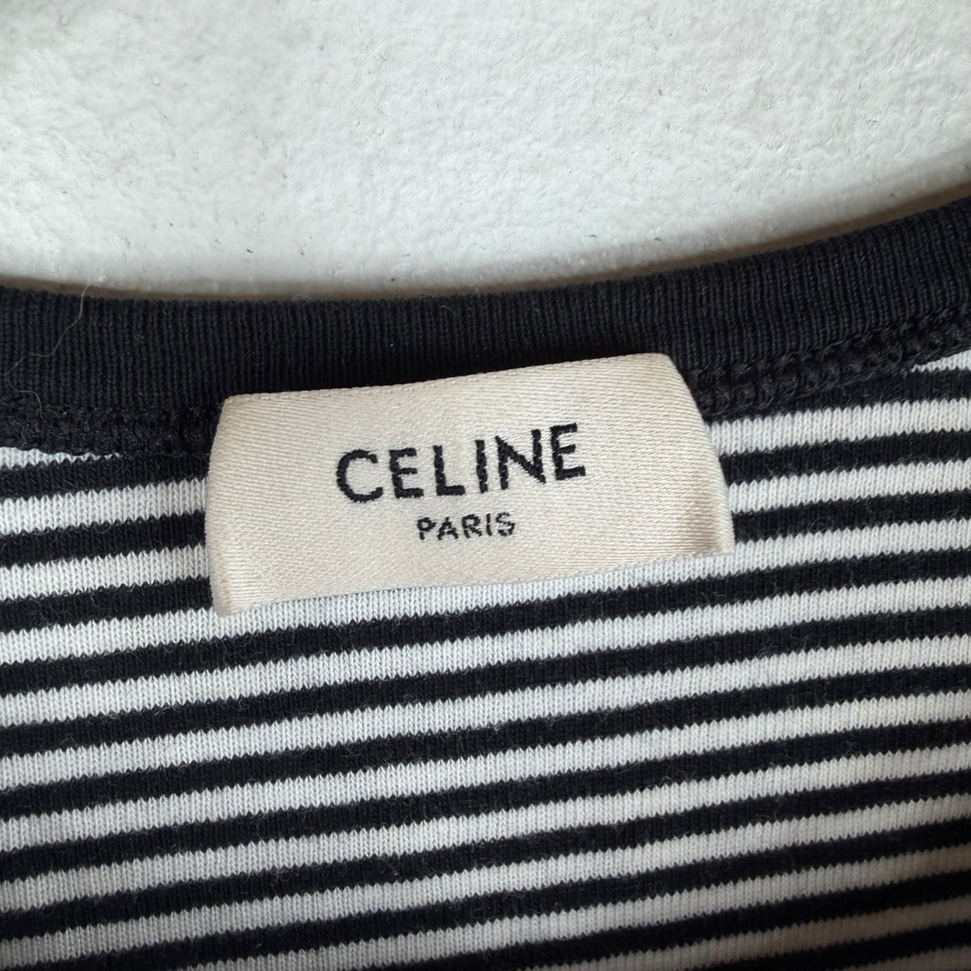 Celine Striped Raglan T-Shirt