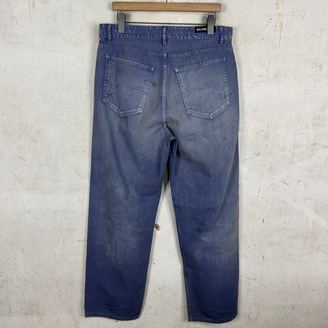 Balenciaga Japanese French Workwear Jeans