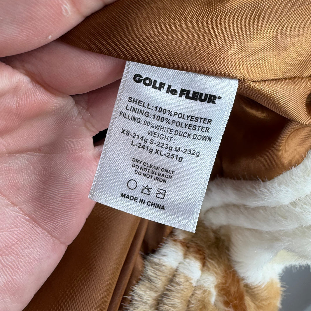 Golf Le Fleur Faux Fur Puffer Jacket