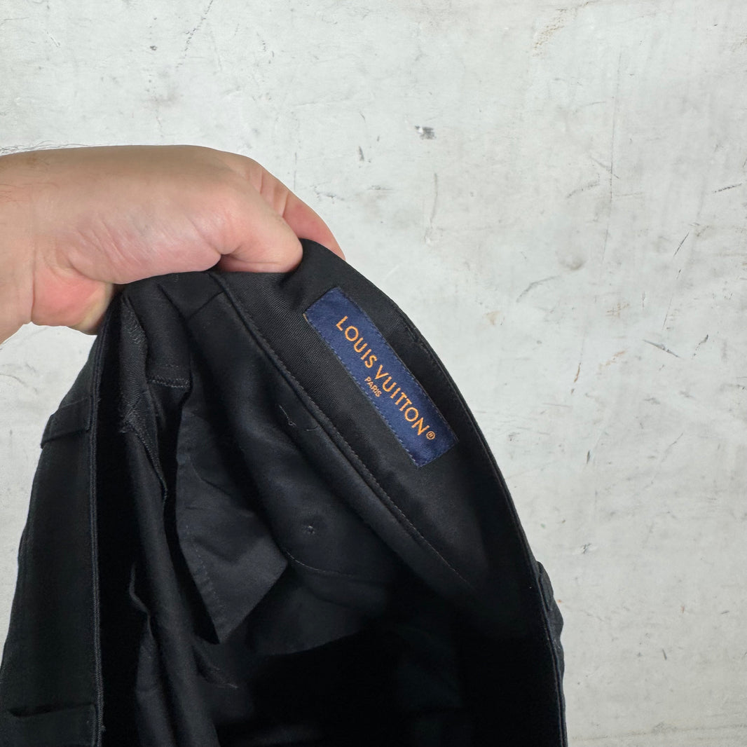 Louis Vuitton Black Monogram Pocket Cargo Pants
