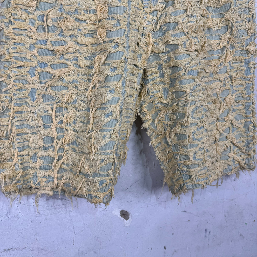 Who Decides War Boro Denim Shorts