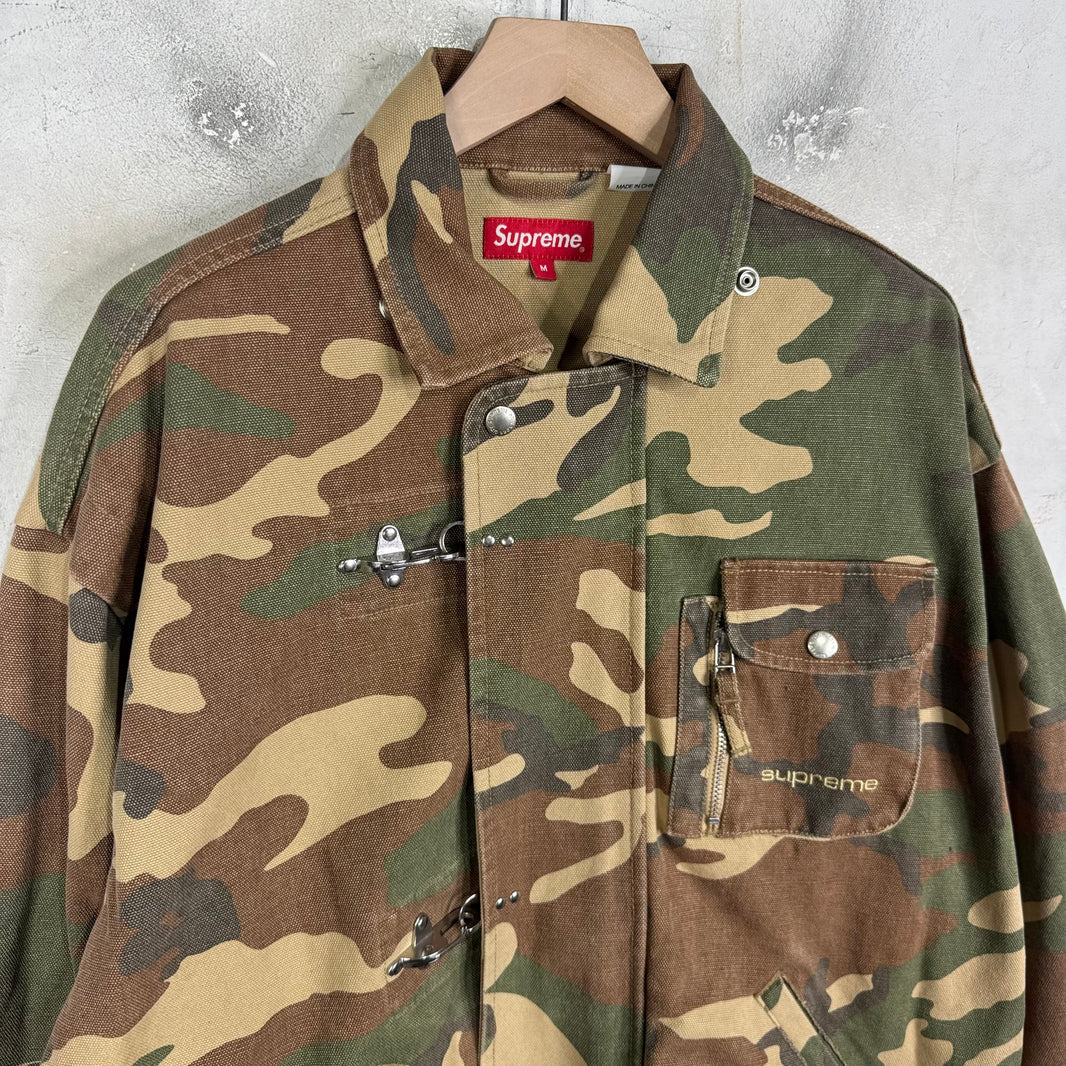Supreme Camo Canvas Clip Jacket