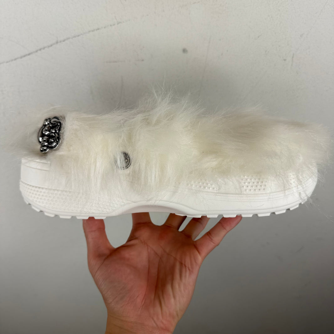 Chito Croc Furry Sandals
