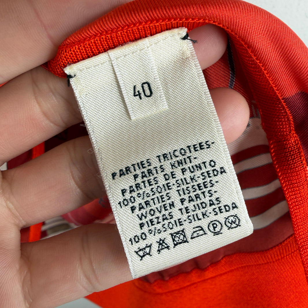 Hermes Red Constellations Sweater