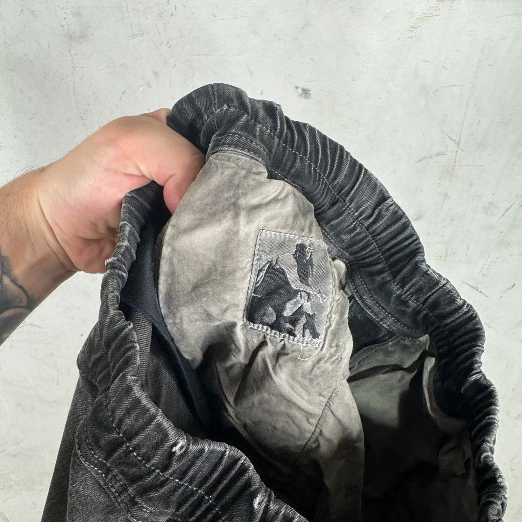 DRKSHDW Grey Washed Denim Cargo Bellas