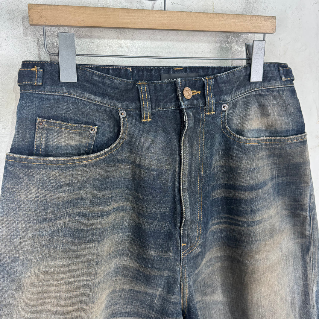 Balenciaga Indigo Skater Jorts Sample