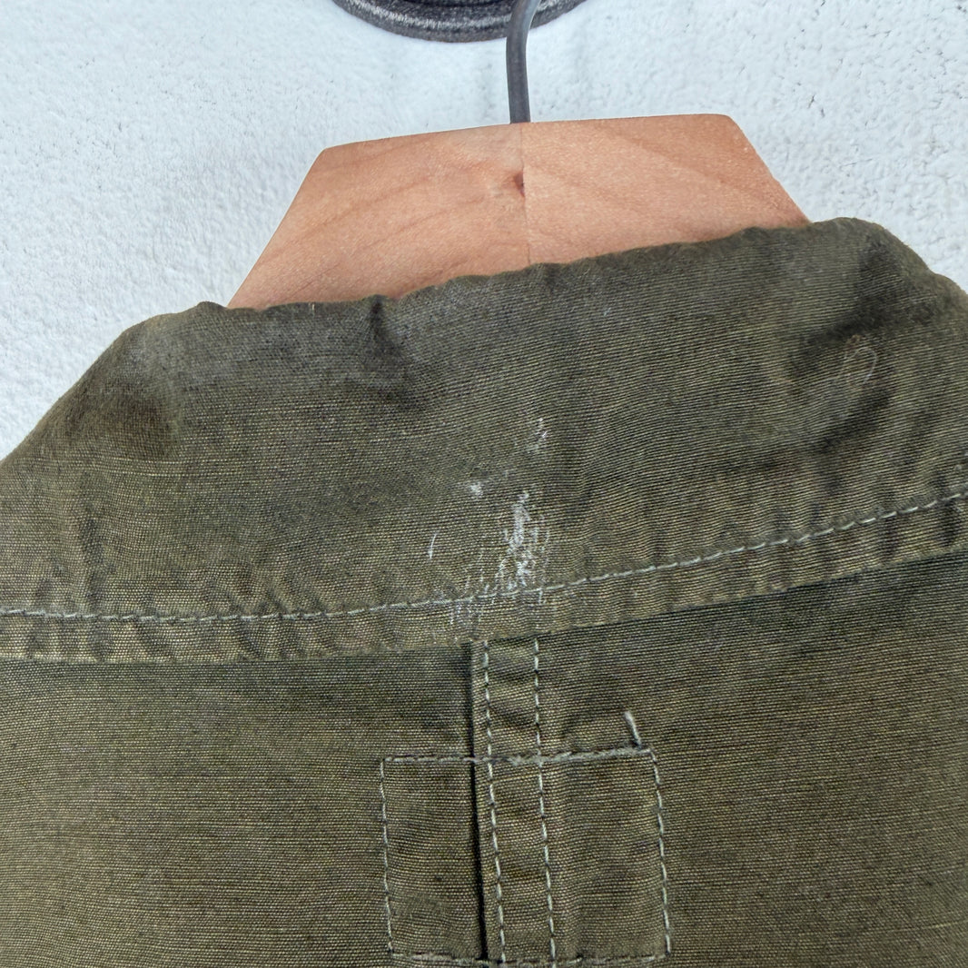 Needles Olive Button Up Chore Jacket