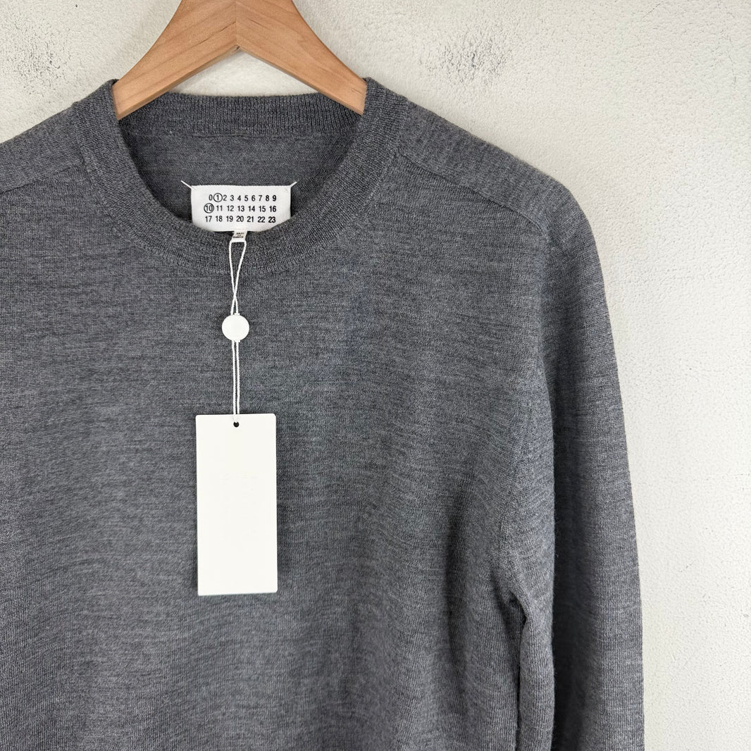 Margiela Elbow Patch Wool Knit Sweater