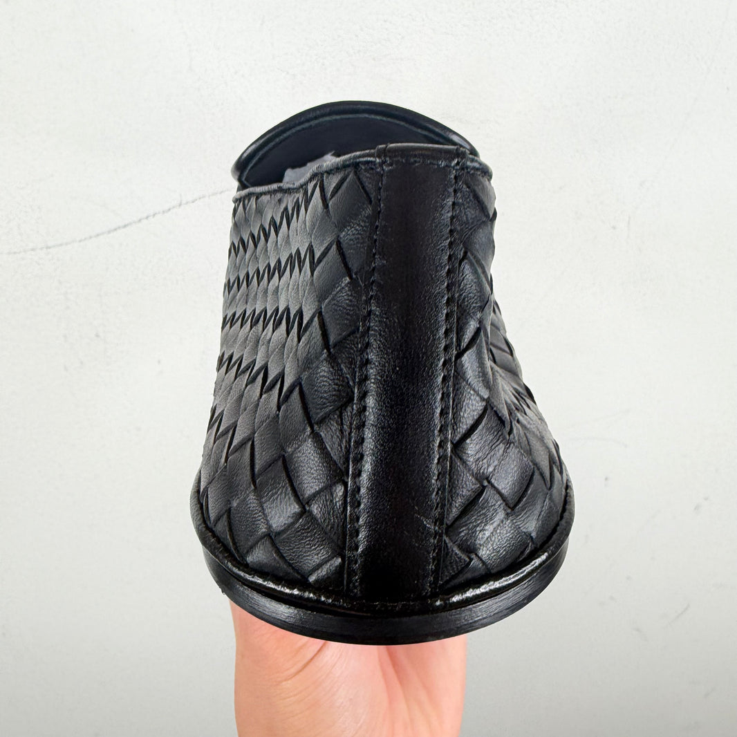 Bottega Veneta Intrecciato Leather Sunday Slippers