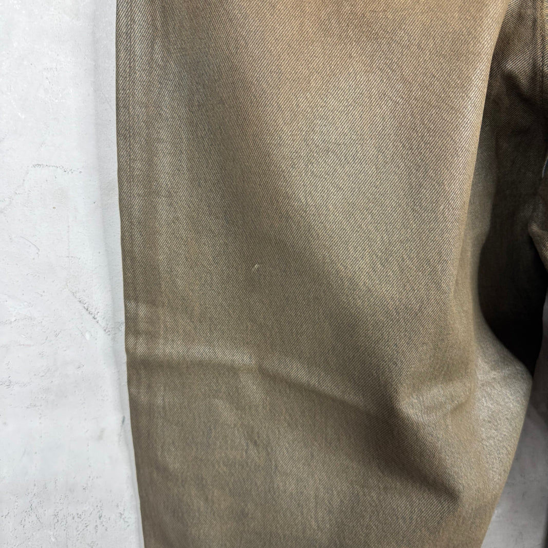 Acne Studios Waxed Baggy Jeans