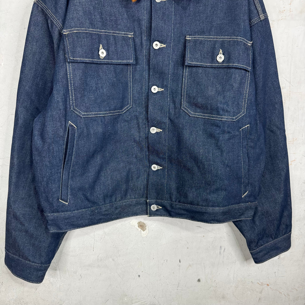 Yeezy Season 6 Flannel Lined Denim Jacket