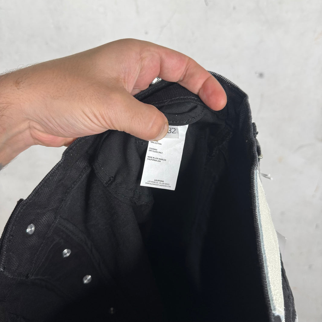 Alexander Digenova Black Bleached Jeans