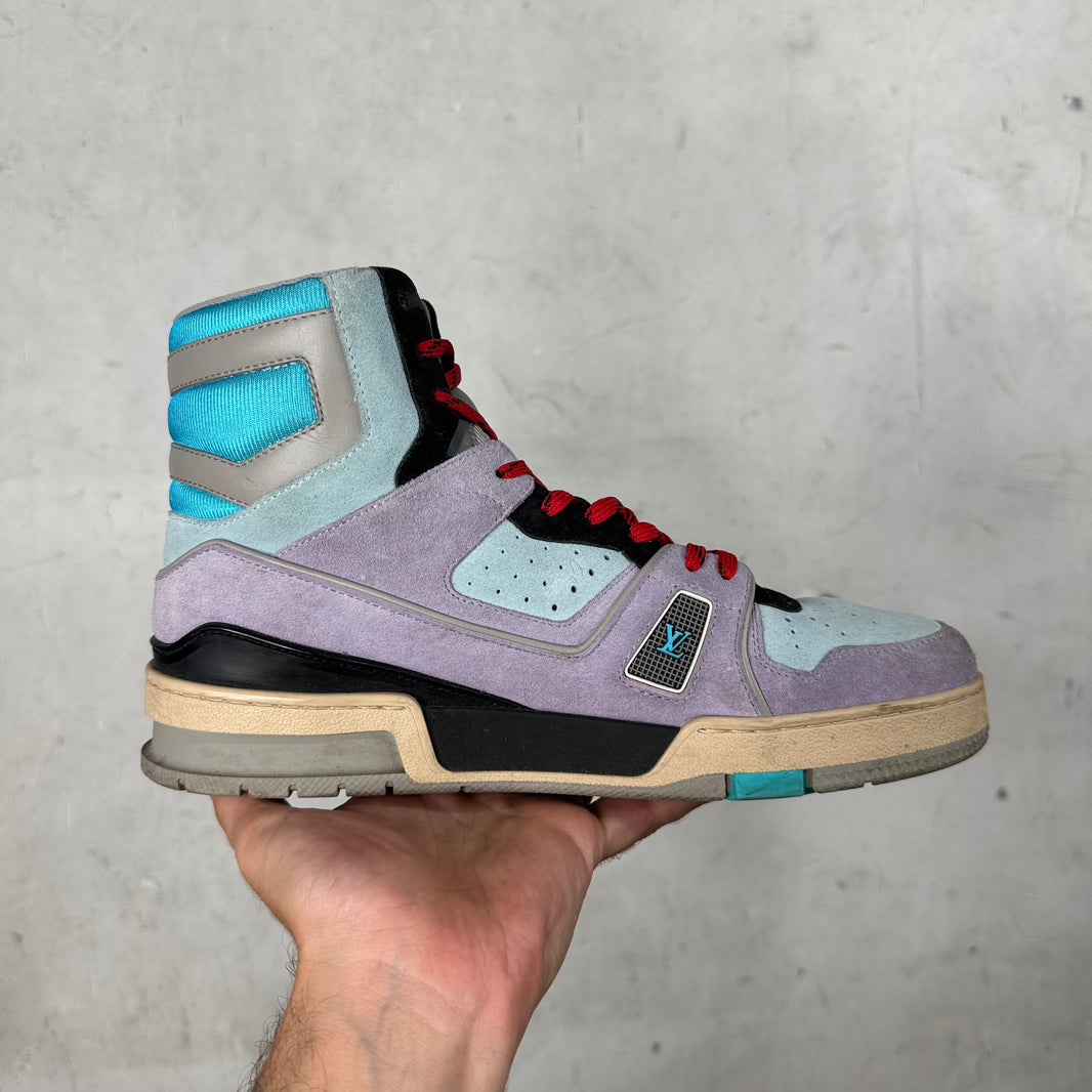 Louis Vuitton Purple Suede 508 Trainer Highs